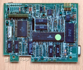 
     The serial interface board.
     