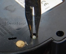 
    Remove 2 screws using pliers. 