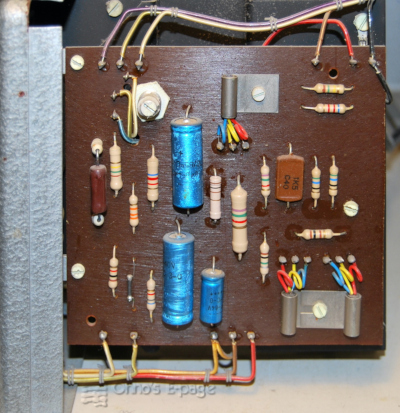 
    A view at the PCB with the control circuits.
    