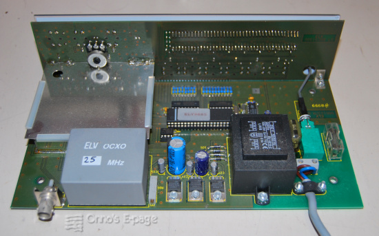 Chassis seen from behind