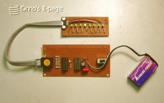 
    The inside of the display unit and sequencer.
    