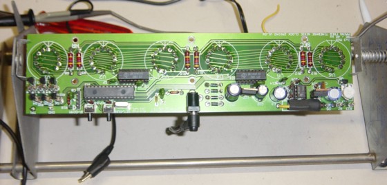 nixie clock on my workbench