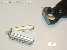 The plastic parts separated