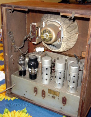 
    A look inside from behind.
    