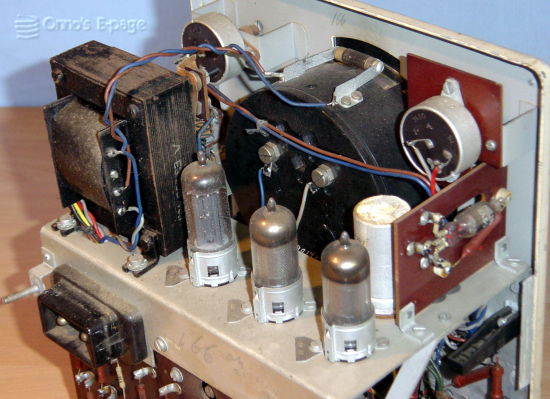 
  A closer look at the components on top of the chassis.
    