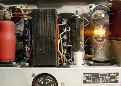 
  The label with the valve line up.
	Neon stabiliser partially ignited.
    